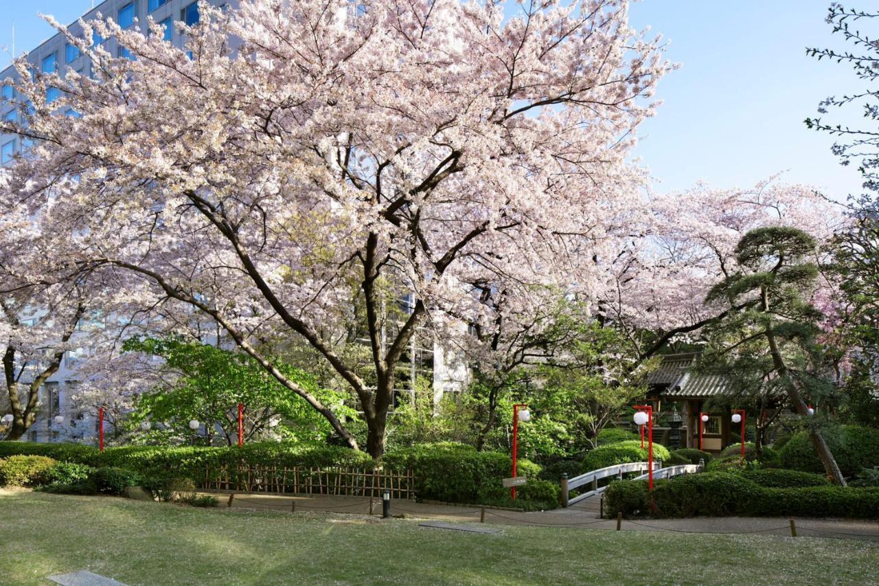 Grand Prince Hotel Takanawa Tokyo Exterior photo Sakura at the Japanese garden